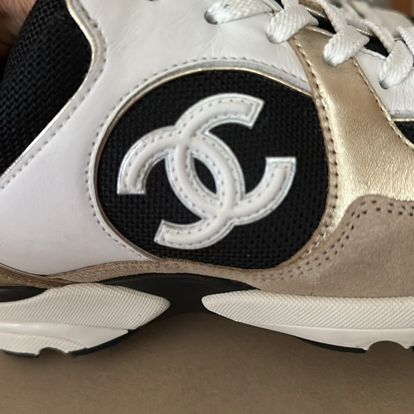 Chanel sneakers - worn one time! Extremely hard to find - Picture 5 of 5